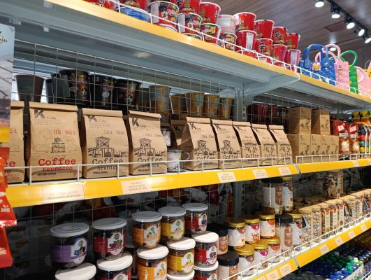 Kcafe tại các kênh siêu thị đặc sản Việt Nam