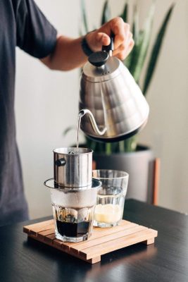 tỉ lệ cà phê và nước